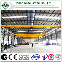 Kuangyuan Brand Single Girder 10 Tons Overhead Travelling Crane